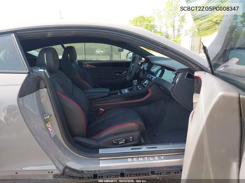 2023 Bentley Continental Gt Mulliner W12/Speed VIN: SCBCT2ZG5PC008347 Lot: 44934513