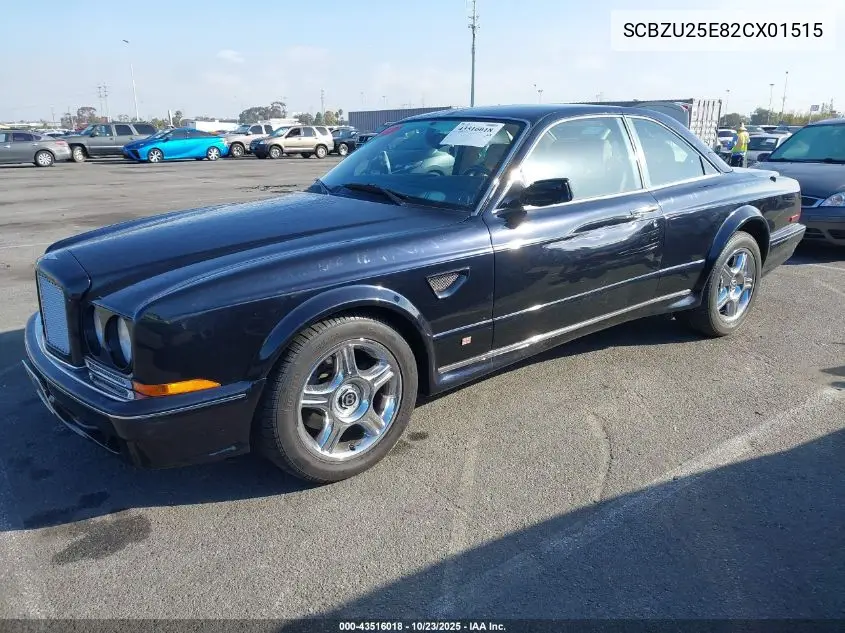 2002 Bentley Continental T VIN: SCBZU25E82CX01515 Lot: 43516018