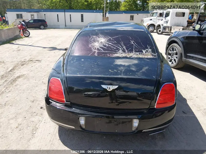 2010 Bentley Continental VIN: SCBBP9ZA7AC064091 Lot: 12621386