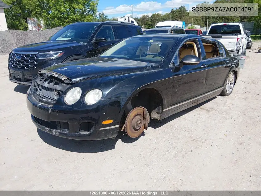 2010 Bentley Continental VIN: SCBBP9ZA7AC064091 Lot: 12621386