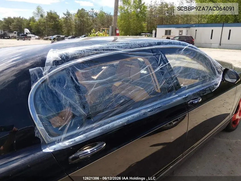 2010 Bentley Continental VIN: SCBBP9ZA7AC064091 Lot: 12621386
