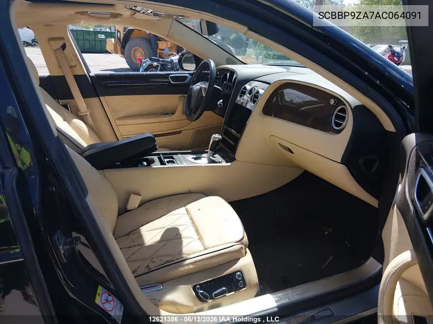 2010 Bentley Continental VIN: SCBBP9ZA7AC064091 Lot: 12621386
