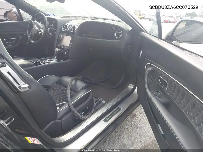 2012 Bentley Continental Supersports VIN: SCBDU3ZA6CC070529 Lot: 44404431