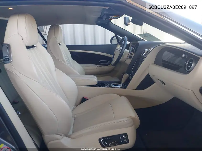 2014 Bentley Continental Gtc VIN: SCBGU3ZA8EC091897 Lot: 45535583