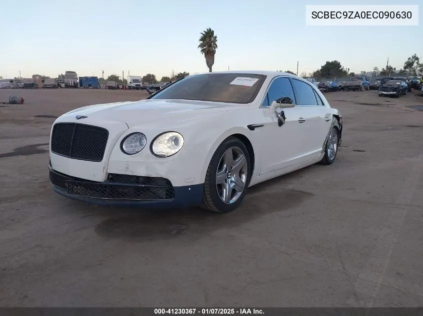 2014 Bentley Flying Spur VIN: SCBEC9ZA0EC090630 Lot: 41230367