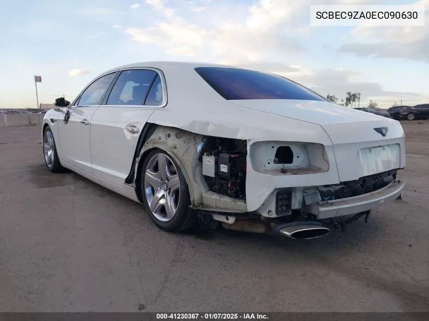 2014 Bentley Flying Spur VIN: SCBEC9ZA0EC090630 Lot: 41230367