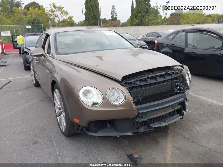 2014 Bentley Flying Spur VIN: SCBEC9ZA2EC090791 Lot: 45263570