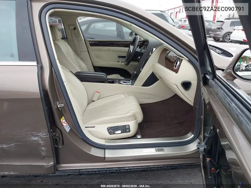 2014 Bentley Flying Spur VIN: SCBEC9ZA2EC090791 Lot: 45263570