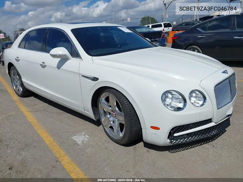 2015 Bentley Flying Spur V8 VIN: SCBET9ZA3FC046784 Lot: 44733065