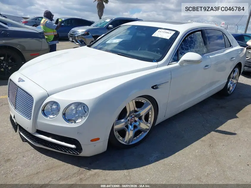 2015 Bentley Flying Spur V8 VIN: SCBET9ZA3FC046784 Lot: 44733065
