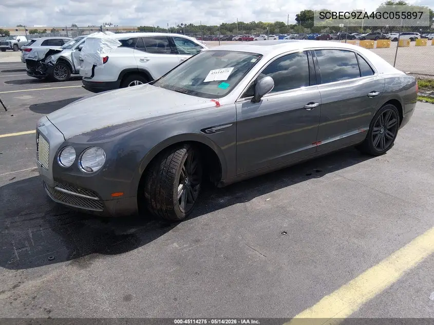 2016 Bentley Flying Spur W12 VIN: SCBEC9ZA4GC055897 Lot: 45114275