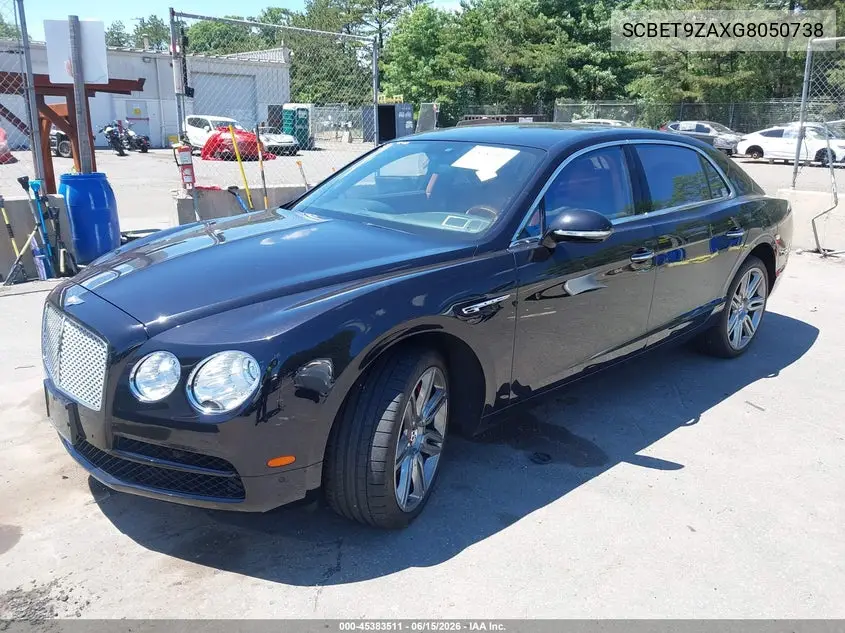 2016 Bentley Flying Spur V8 VIN: SCBET9ZAXG8050738 Lot: 45383511