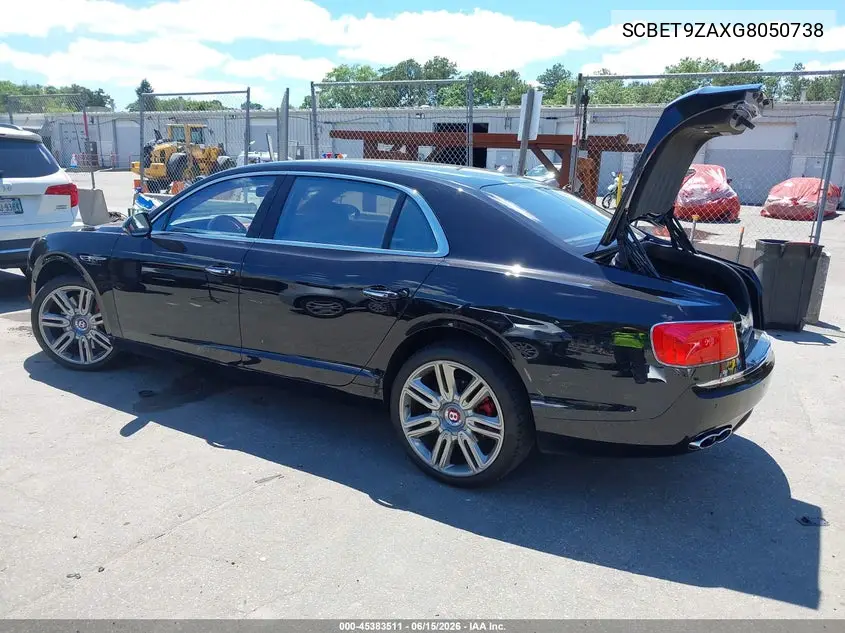 2016 Bentley Flying Spur V8 VIN: SCBET9ZAXG8050738 Lot: 45383511