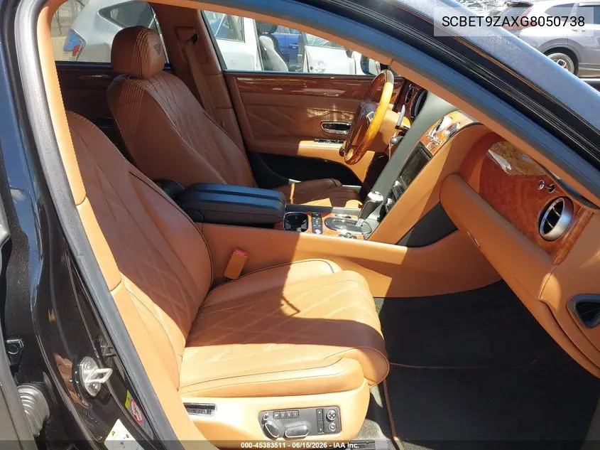 2016 Bentley Flying Spur V8 VIN: SCBET9ZAXG8050738 Lot: 45383511