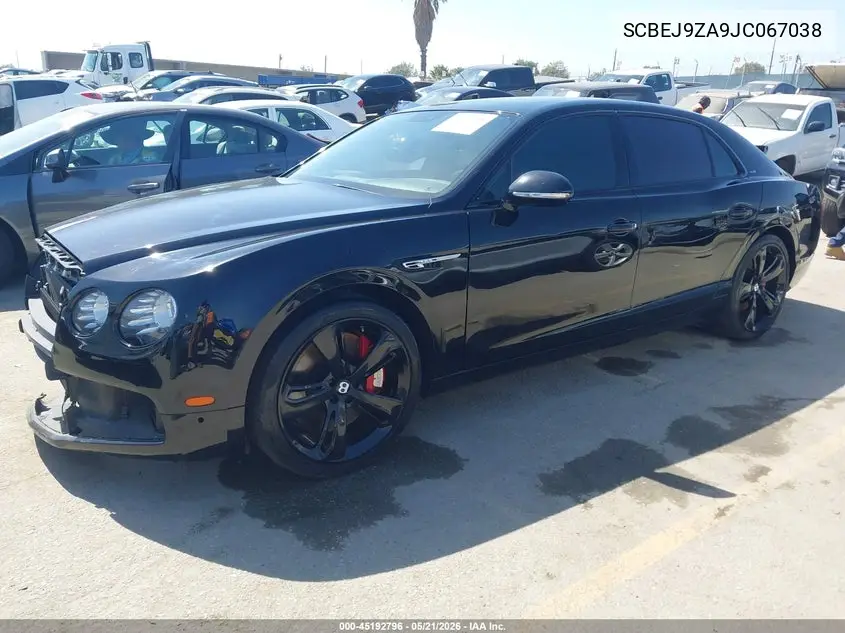 2018 Bentley Flying Spur W12 S VIN: SCBEJ9ZA9JC067038 Lot: 45192796