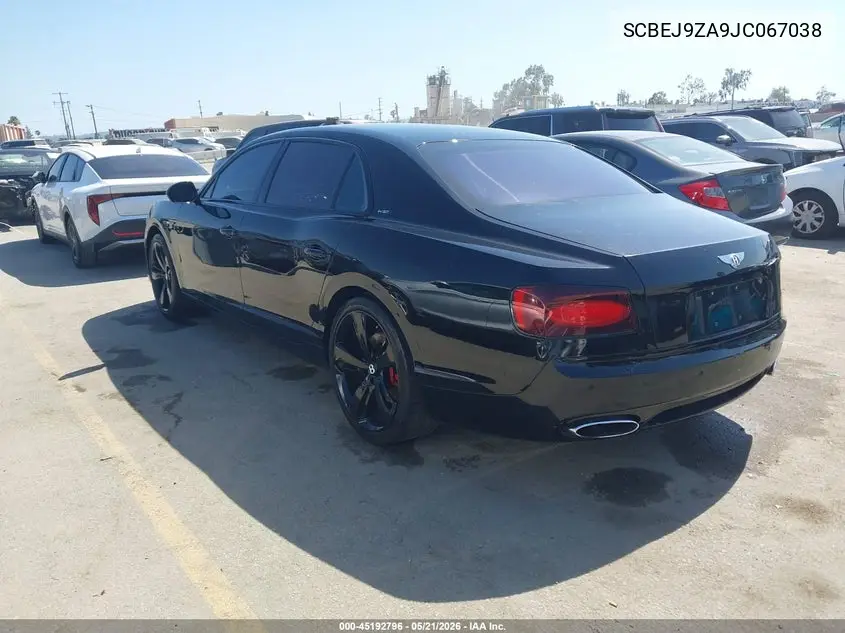 2018 Bentley Flying Spur W12 S VIN: SCBEJ9ZA9JC067038 Lot: 45192796