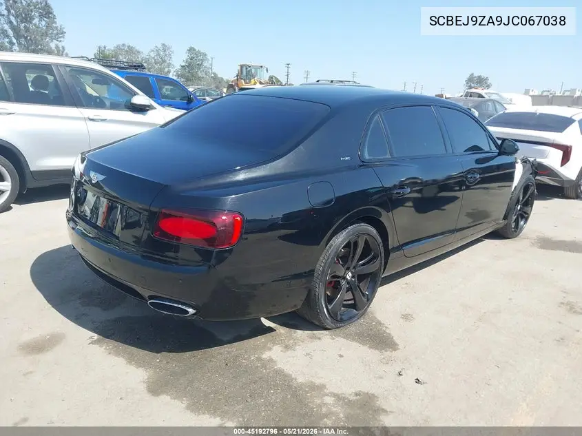 2018 Bentley Flying Spur W12 S VIN: SCBEJ9ZA9JC067038 Lot: 45192796