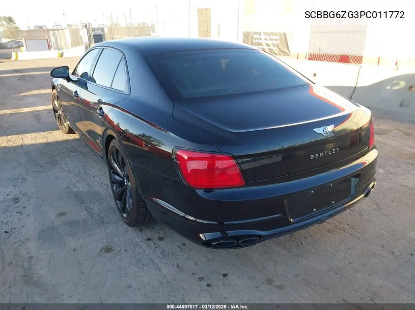 2023 Bentley Flying Spur Azure/Mulliner V8/S VIN: SCBBG6ZG3PC011772 Lot: 44597017