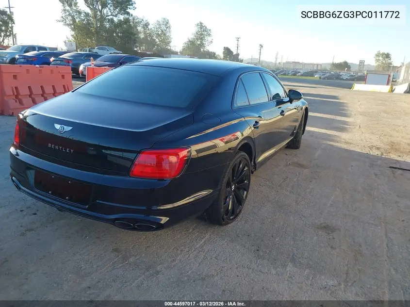 2023 Bentley Flying Spur Azure/Mulliner V8/S VIN: SCBBG6ZG3PC011772 Lot: 44597017