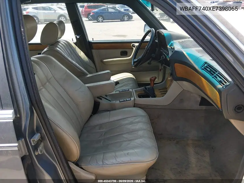1984 BMW 733 I VIN: WBAFF740XE7398065 Lot: 45343796