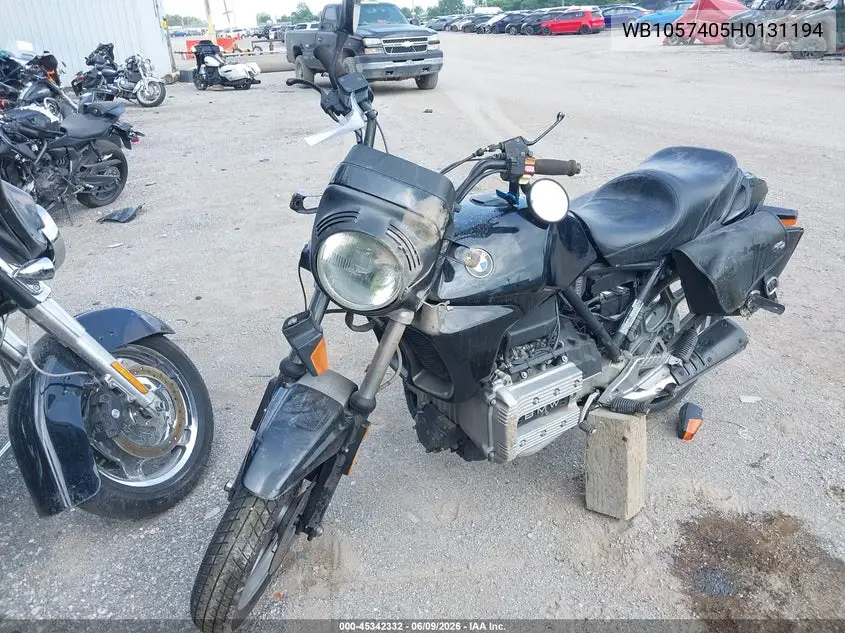 1987 BMW K75 C/T VIN: WB1057405H0131194 Lot: 45342332