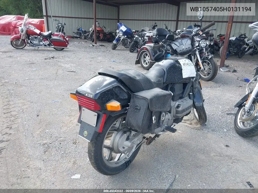 1987 BMW K75 C/T VIN: WB1057405H0131194 Lot: 45342332
