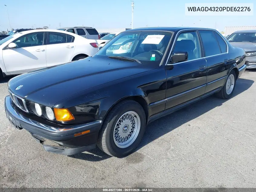 1993 BMW 740 I Automatic VIN: WBAGD4320PDE62276 Lot: 45277366