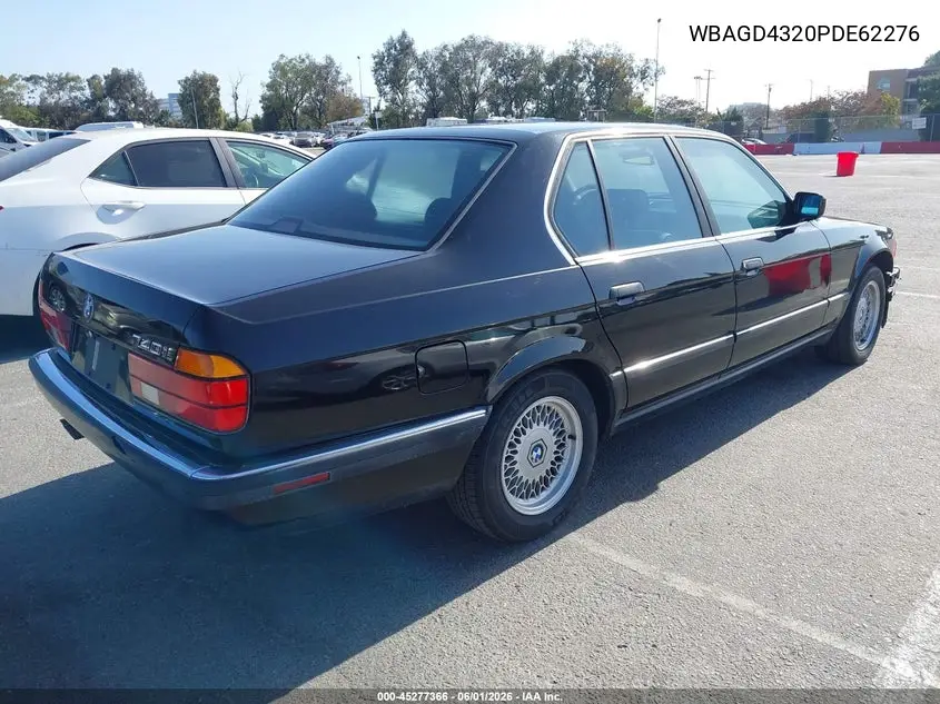 1993 BMW 740 I Automatic VIN: WBAGD4320PDE62276 Lot: 45277366