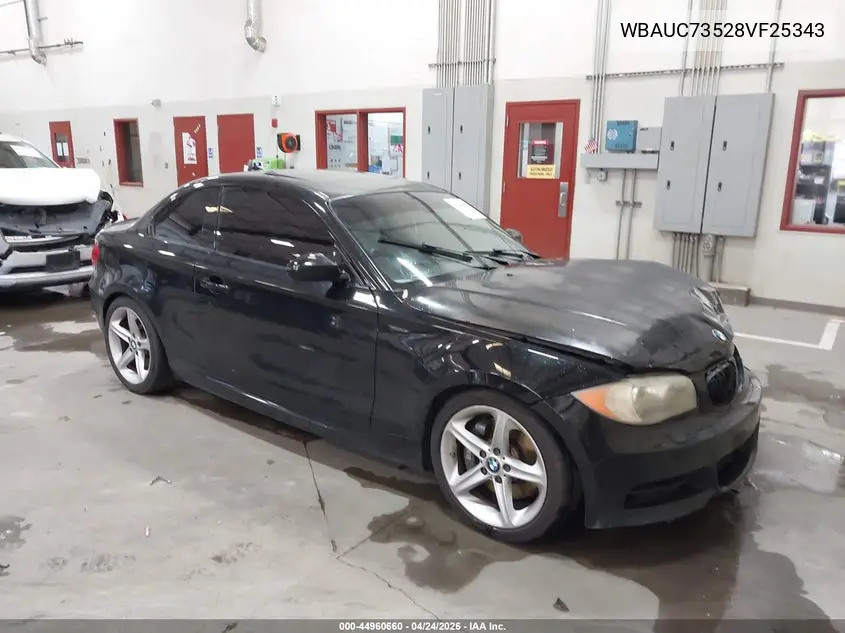 2008 BMW 135I VIN: WBAUC73528VF25343 Lot: 44960660