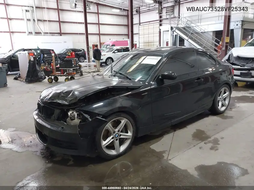 2008 BMW 135I VIN: WBAUC73528VF25343 Lot: 44960660