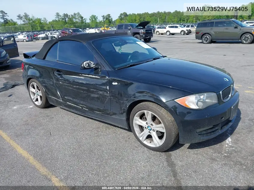 2009 BMW 128I VIN: WBAUL73529VJ75405 Lot: 44817639
