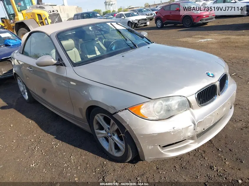 2009 BMW 128I VIN: WBAUL73519VJ77114 Lot: 44907292