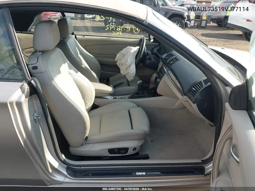 2009 BMW 128I VIN: WBAUL73519VJ77114 Lot: 44907292