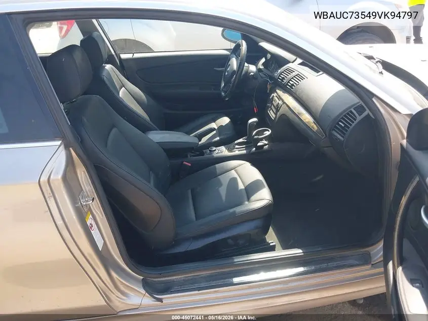 2009 BMW 135I VIN: WBAUC73549VK94797 Lot: 45072441