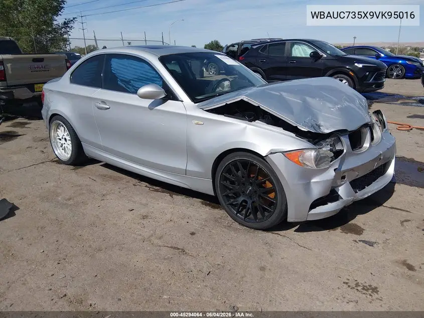 2009 BMW 135I VIN: WBAUC735X9VK95016 Lot: 45294064
