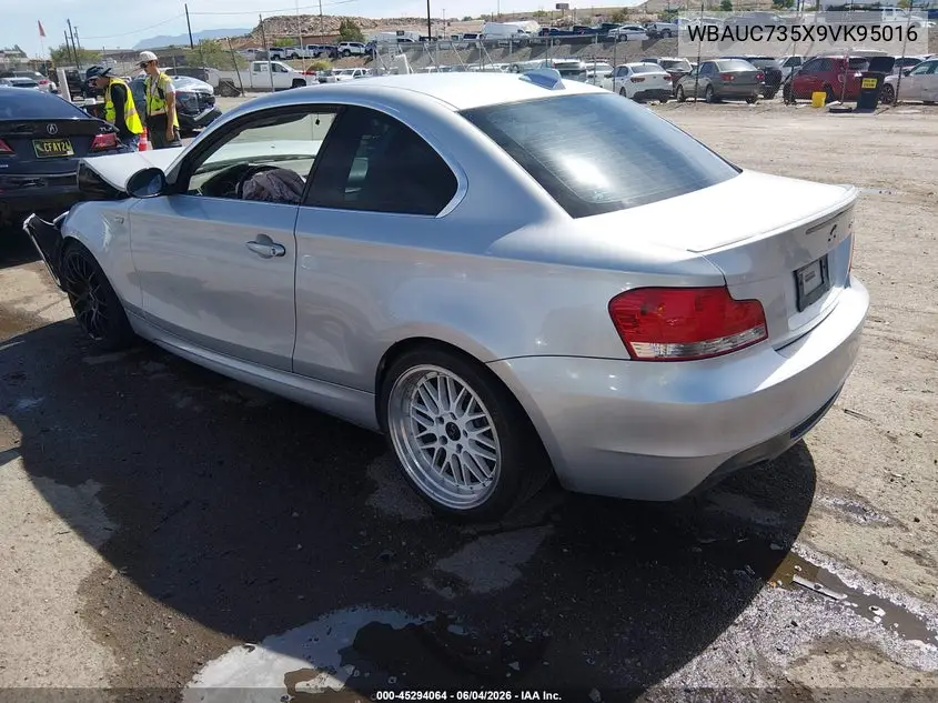 2009 BMW 135I VIN: WBAUC735X9VK95016 Lot: 45294064