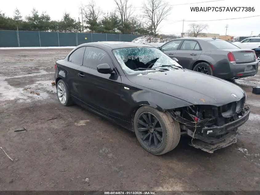 2010 BMW 128I VIN: WBAUP7C57AVK77386 Lot: 44144574