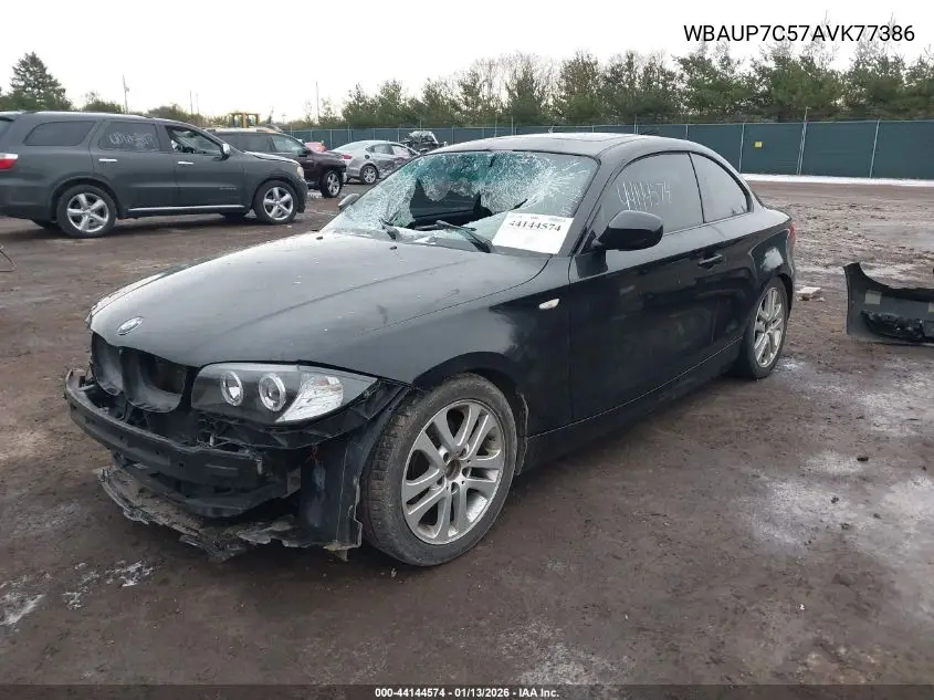 2010 BMW 128I VIN: WBAUP7C57AVK77386 Lot: 44144574