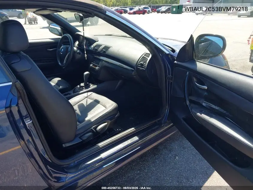 2011 BMW 128I VIN: WBAUL7C53BVM79218 Lot: 45256733