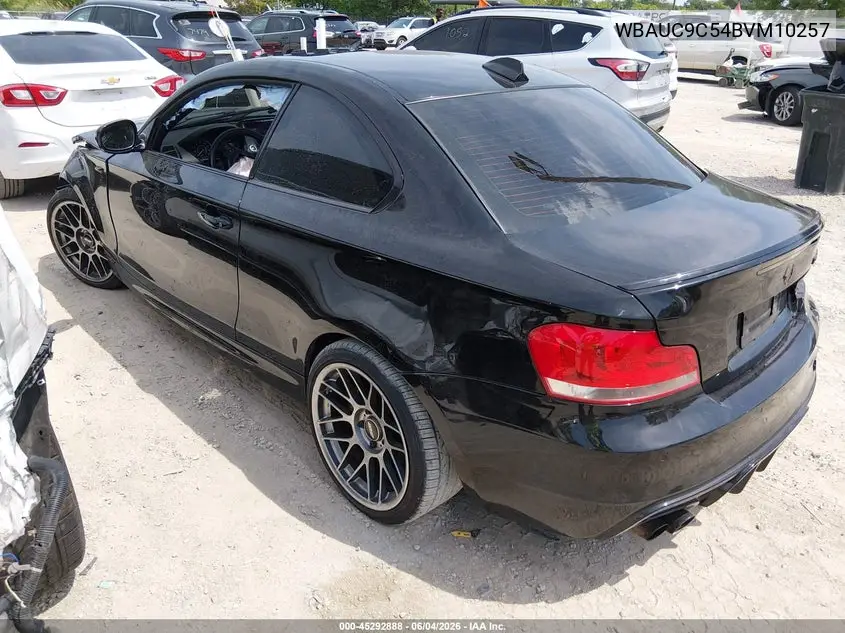2011 BMW 135I VIN: WBAUC9C54BVM10257 Lot: 45292888