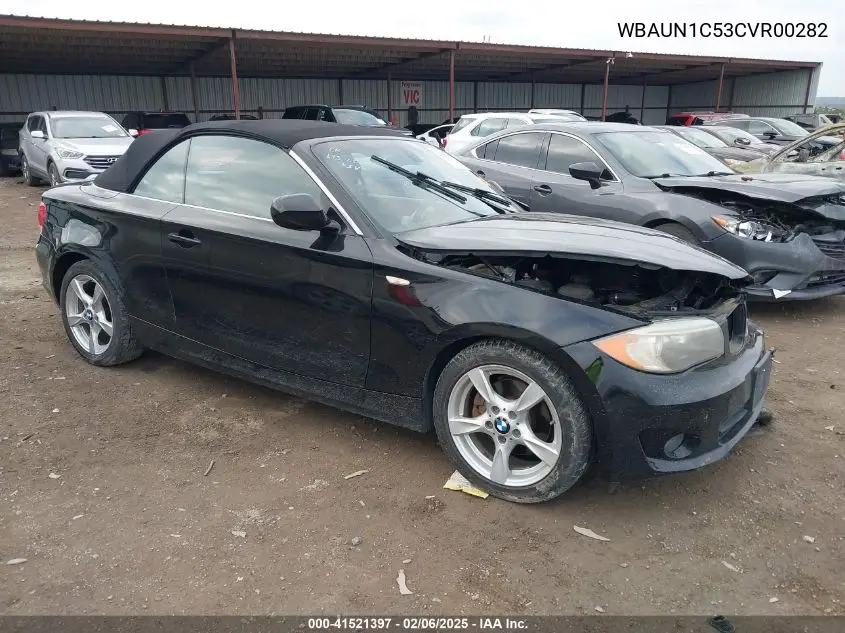 2012 BMW 128I VIN: WBAUN1C53CVR00282 Lot: 41521397