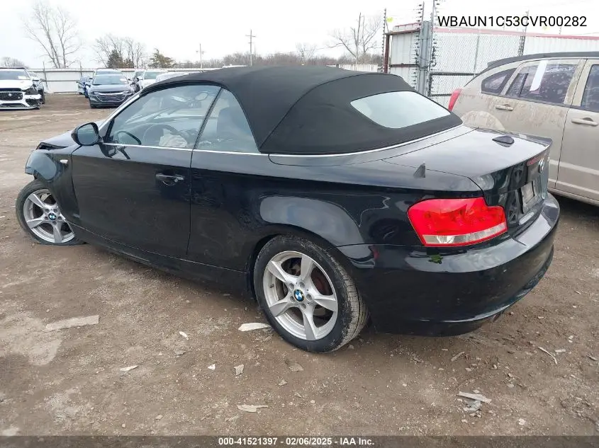 2012 BMW 128I VIN: WBAUN1C53CVR00282 Lot: 41521397