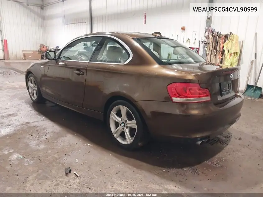 2012 BMW 128I VIN: WBAUP9C54CVL90999 Lot: 42108886