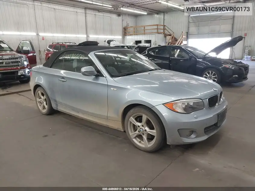2012 BMW 128I VIN: WBAUN1C59CVR00173 Lot: 44866513