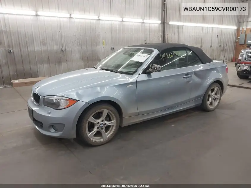 2012 BMW 128I VIN: WBAUN1C59CVR00173 Lot: 44866513