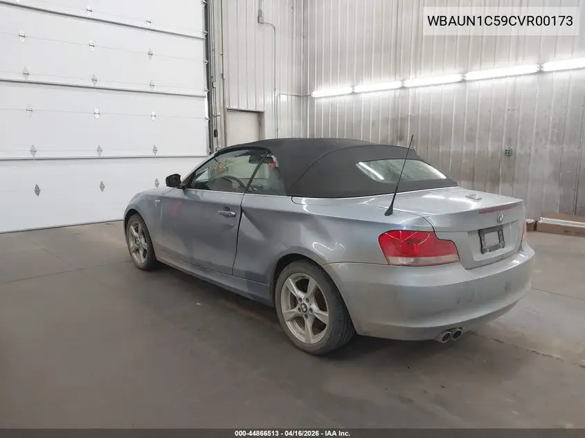2012 BMW 128I VIN: WBAUN1C59CVR00173 Lot: 44866513