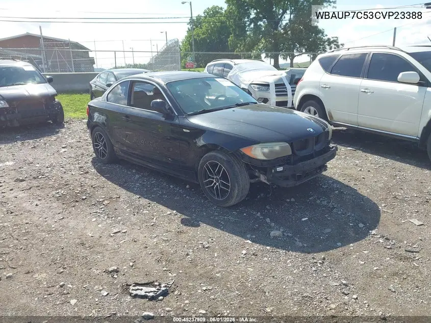 2012 BMW 128I VIN: WBAUP7C53CVP23388 Lot: 45237909