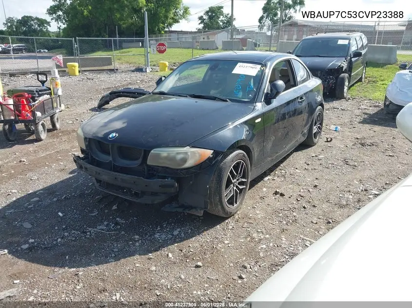 2012 BMW 128I VIN: WBAUP7C53CVP23388 Lot: 45237909