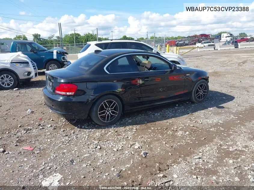 2012 BMW 128I VIN: WBAUP7C53CVP23388 Lot: 45237909