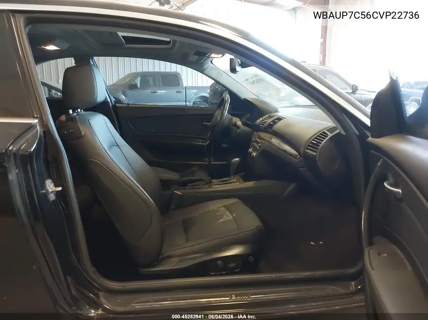2012 BMW 128I VIN: WBAUP7C56CVP22736 Lot: 45282941